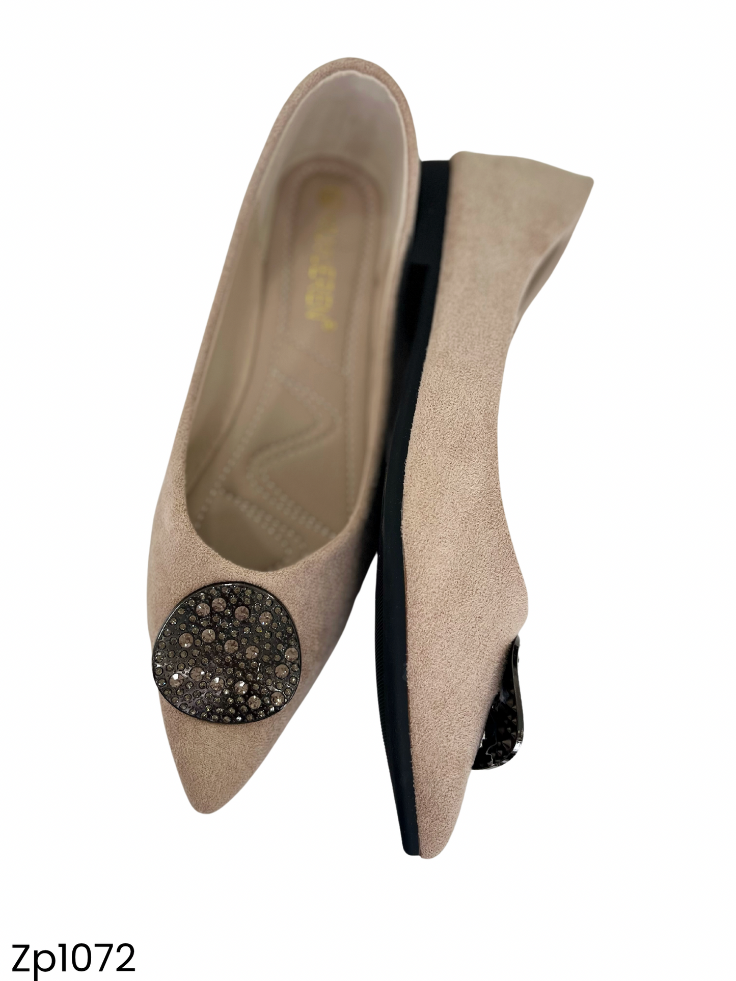 Zapato bajo flat color beige