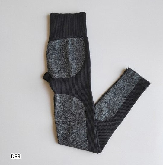 Set deportivo 2 piezas leggings y top color gris con negro
