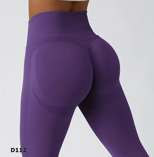 Leggings push up a prueba de sentadilla color morado