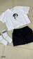 Set deportivo de 3 piezas Short, top y calcetas de personajes