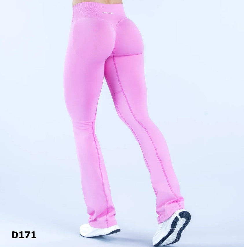 Leggins rosa acampanadas marca D fyne