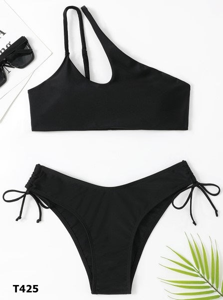 Piezas Top Traje De Baño Negro Traje De Baño Maternidad Piezas