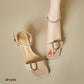 Sandalia de plataforma alto color beige