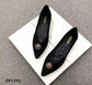 Zapato bajo flat color negro