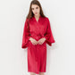 Bata roja manga larga bride